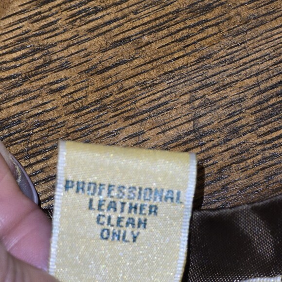 Great Northwest Leather Front Vest Brown Suede Zip Front Lined Size Large - Picture 8 of 12